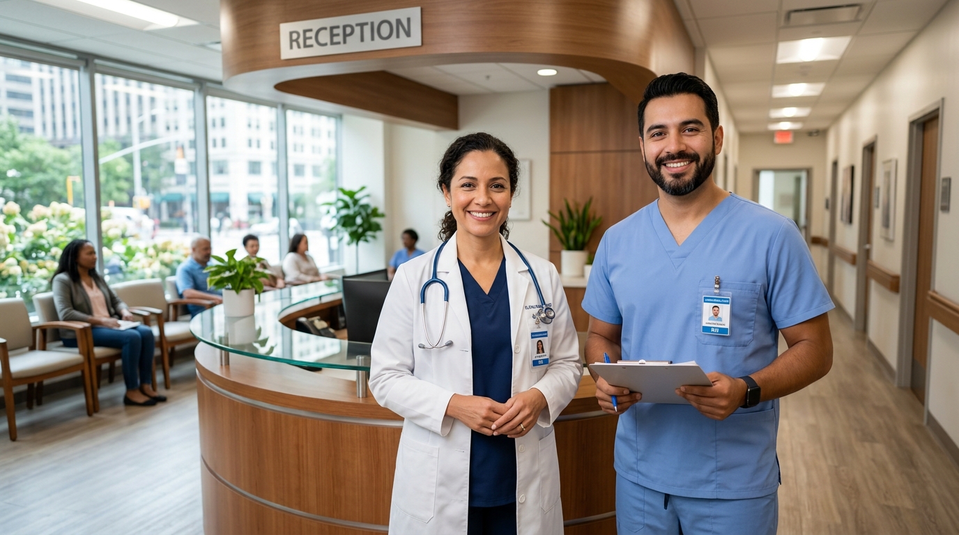 Equipo médico de Clínica La Caridad